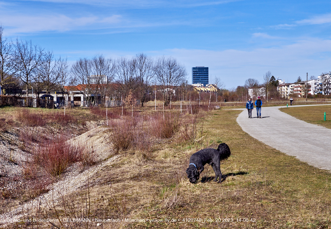 20.20.2023 - der 'verschwundene' Hachinger Bach in Berg am Laim